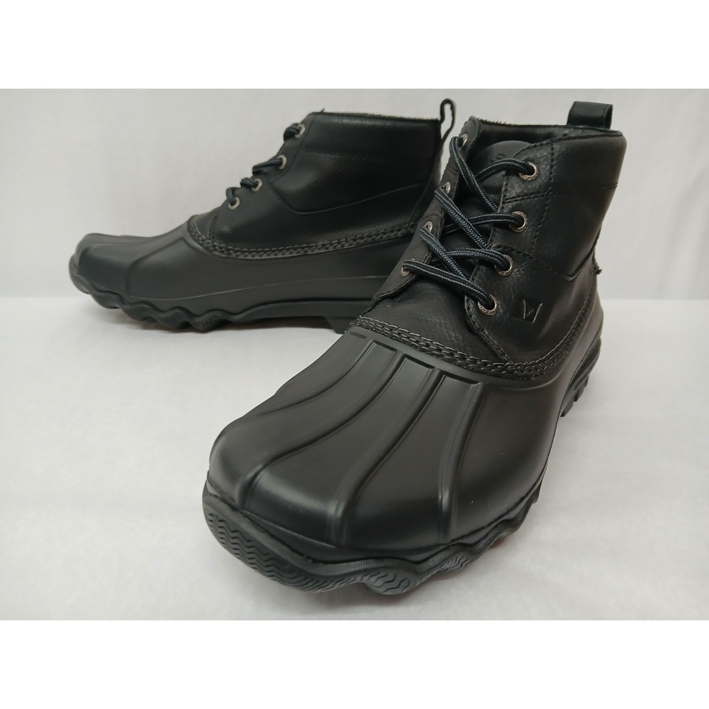 Sperry Men's Brewster Low Waterproof Duck Boot STS22945 Black Sz 9.5 - Picture 4 of 10